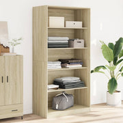 Kledingkast 100x50x200 cm sonoma eiken bewerkt hout