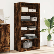 Kledingkast 100x50x200 cm bewerkt hout gerookt eiken