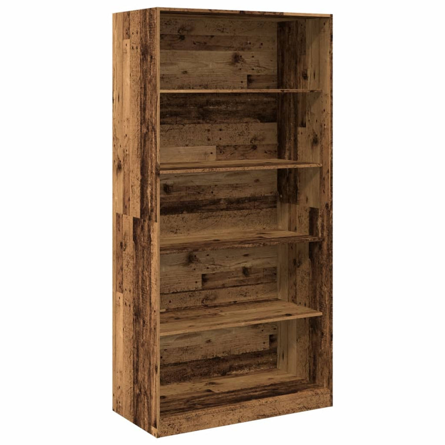 Kledingkast 100x50x200 cm bewerkt hout oud hout