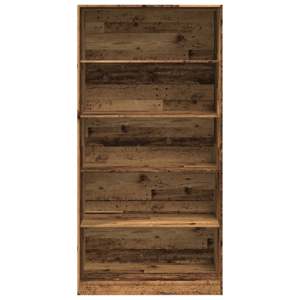 Kledingkast 100x50x200 cm bewerkt hout oud hout