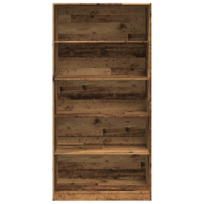Kledingkast 100x50x200 cm bewerkt hout oud hout