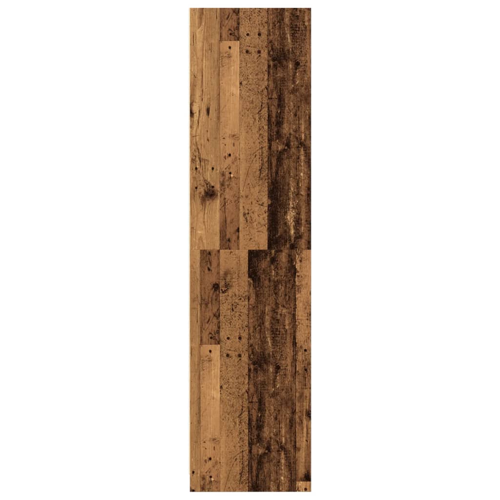 Kledingkast 100x50x200 cm bewerkt hout oud hout