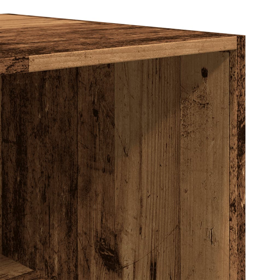 Kledingkast 100x50x200 cm bewerkt hout oud hout