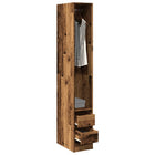 Wardrobe 30x50x200 cm treated reclaimed wood