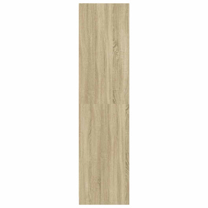 Kledingkast 80x50x200 cm bewerkt hout sonoma eikenkleurig