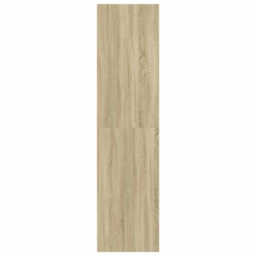 Kledingkast 80x50x200 cm bewerkt hout sonoma eikenkleurig
