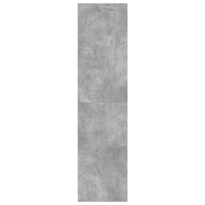 Kledingkast 80x50x200 cm bewerkt hout betongrijs