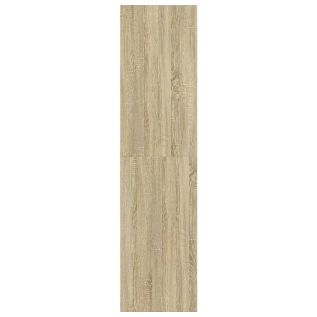 Kledingkast 100x50x200 cm bewerkt hout sonoma eikenkleurig