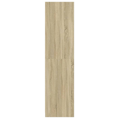 Kledingkast 100x50x200 cm bewerkt hout sonoma eikenkleurig