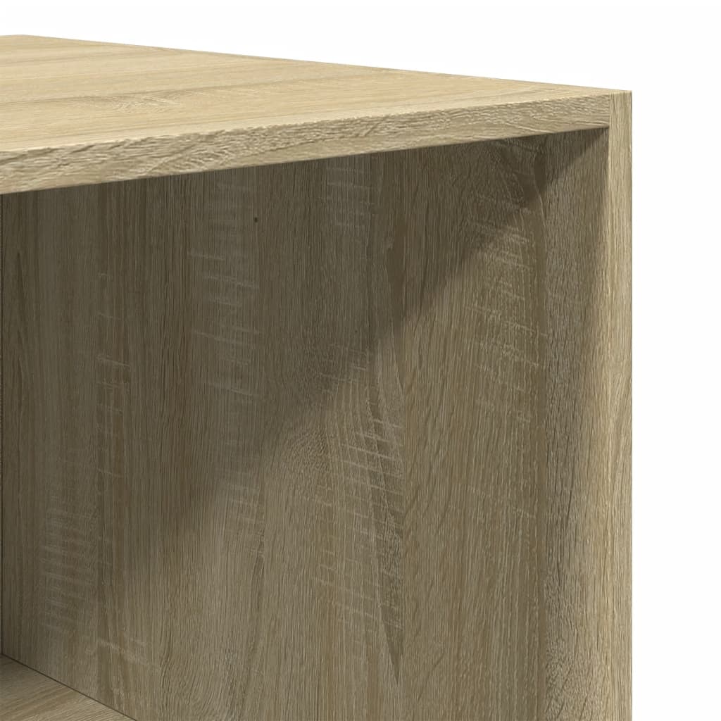 Kledingkast 100x50x200 cm bewerkt hout sonoma eikenkleurig