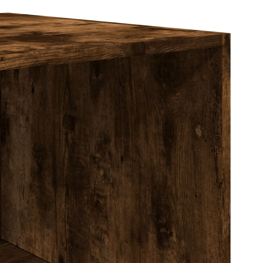 Kledingkast Bewerkt Hout Kleurig Gerookt Eiken 2 schappen