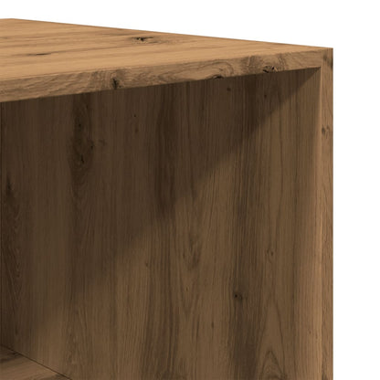 Kledingkast Bewerkt Hout Artisanaal Eikenkleurig 2 schappen