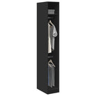 Wardrobe 30x50x200 cm processed wood black