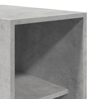 Kledingkast 30x50x200 cm bewerkt hout betongrijs