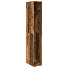 Kledingkast 30x50x200 cm bewerkt hout oud hout