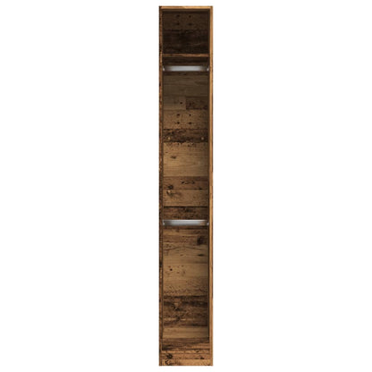 Kledingkast 30x50x200 cm bewerkt hout oud hout