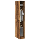 Wardrobe 30x50x200 cm treated reclaimed wood