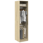 Wardrobe 50x50x200 cm engineered wood Sonoma oak-coloured