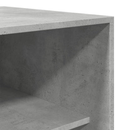 Kledingkast 50x50x200 cm bewerkt hout betongrijs