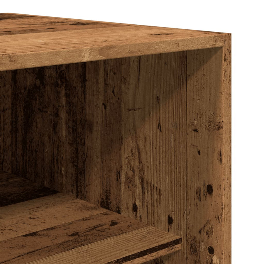 Kledingkast 50x50x200 cm bewerkt hout oud hout