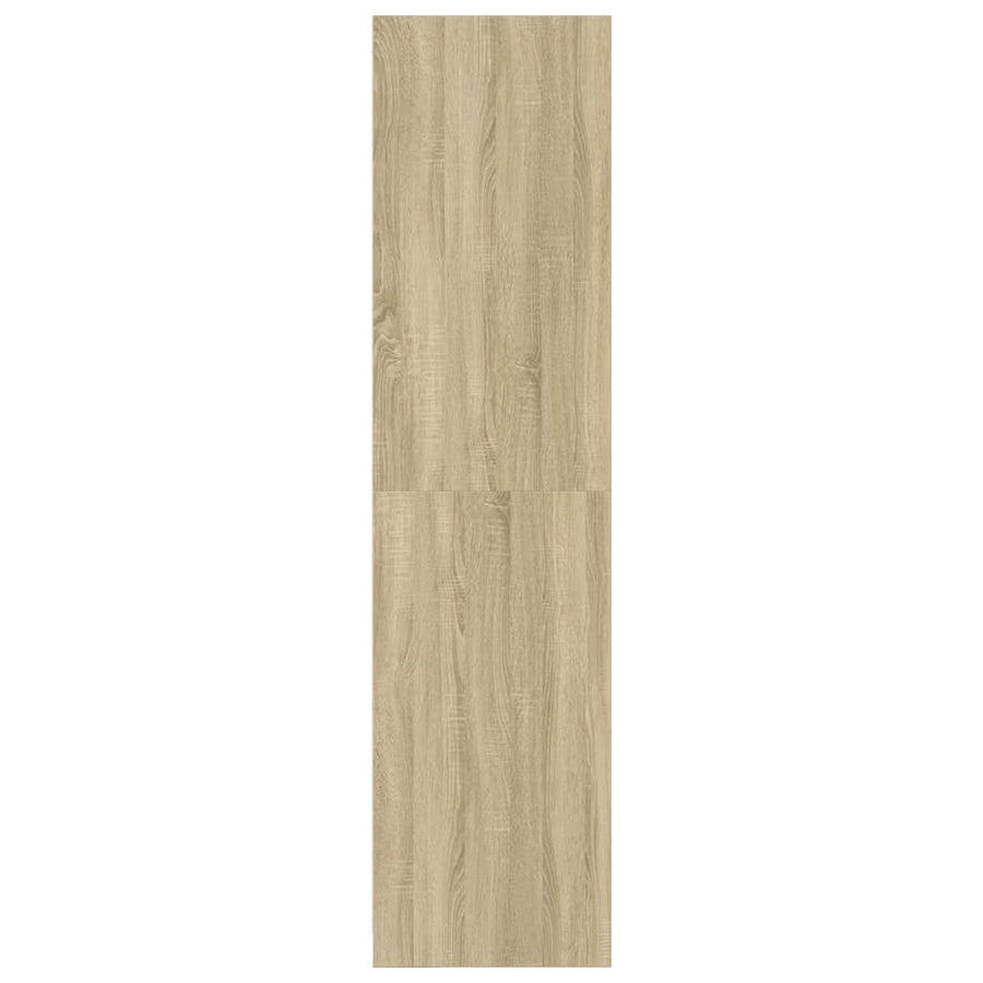 Kledingkast 80x50x200 cm bewerkt hout sonoma eikenkleurig