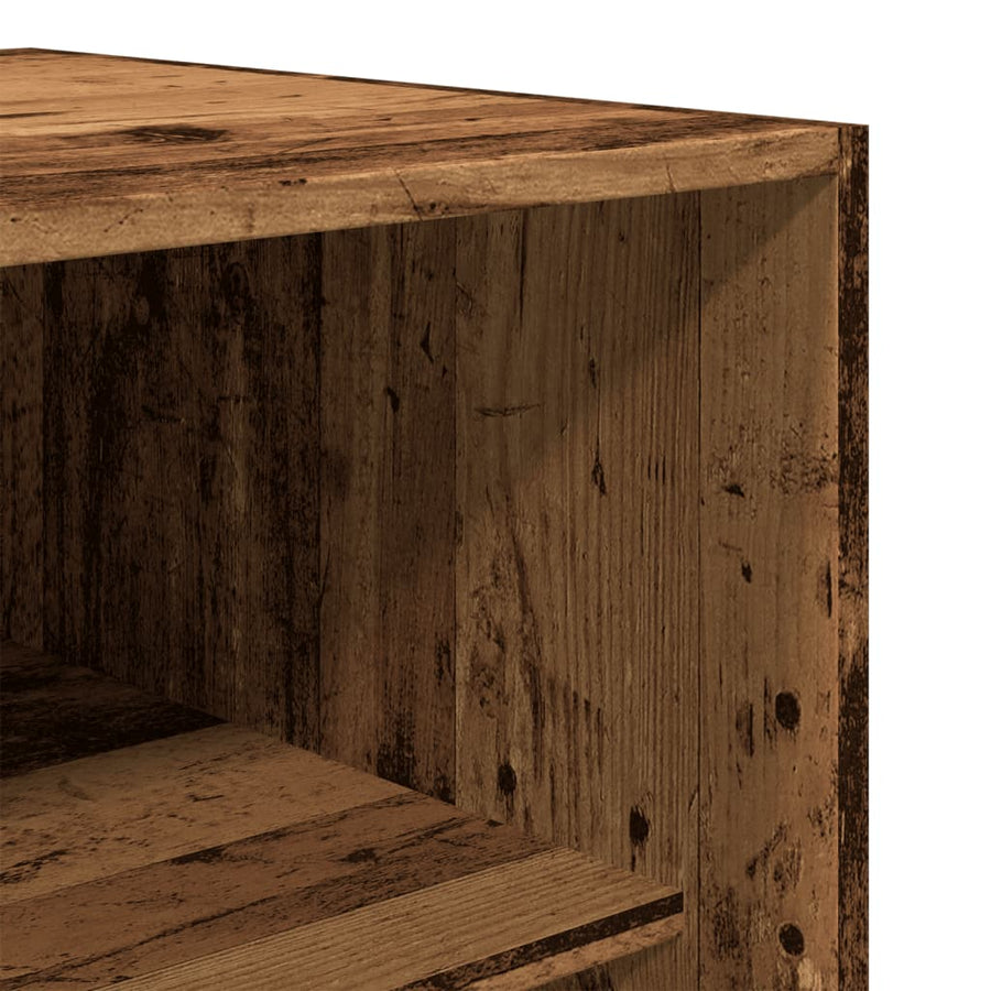Kledingkast 80x50x200 cm bewerkt hout oud hout