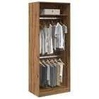 Wardrobe 80x50x200 cm engineered wood artisanal oak color