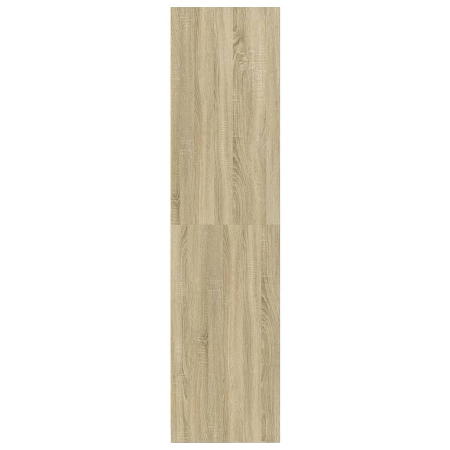 Kledingkast 100x50x200 cm bewerkt hout sonoma eikenkleurig