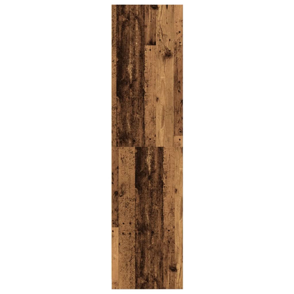 Kledingkast 100x50x200 cm bewerkt hout oud hout