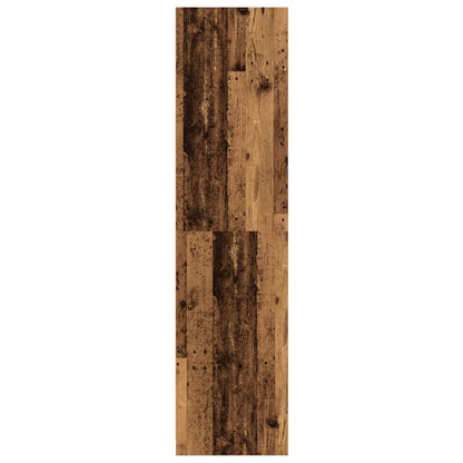 Kledingkast 100x50x200 cm bewerkt hout oud hout