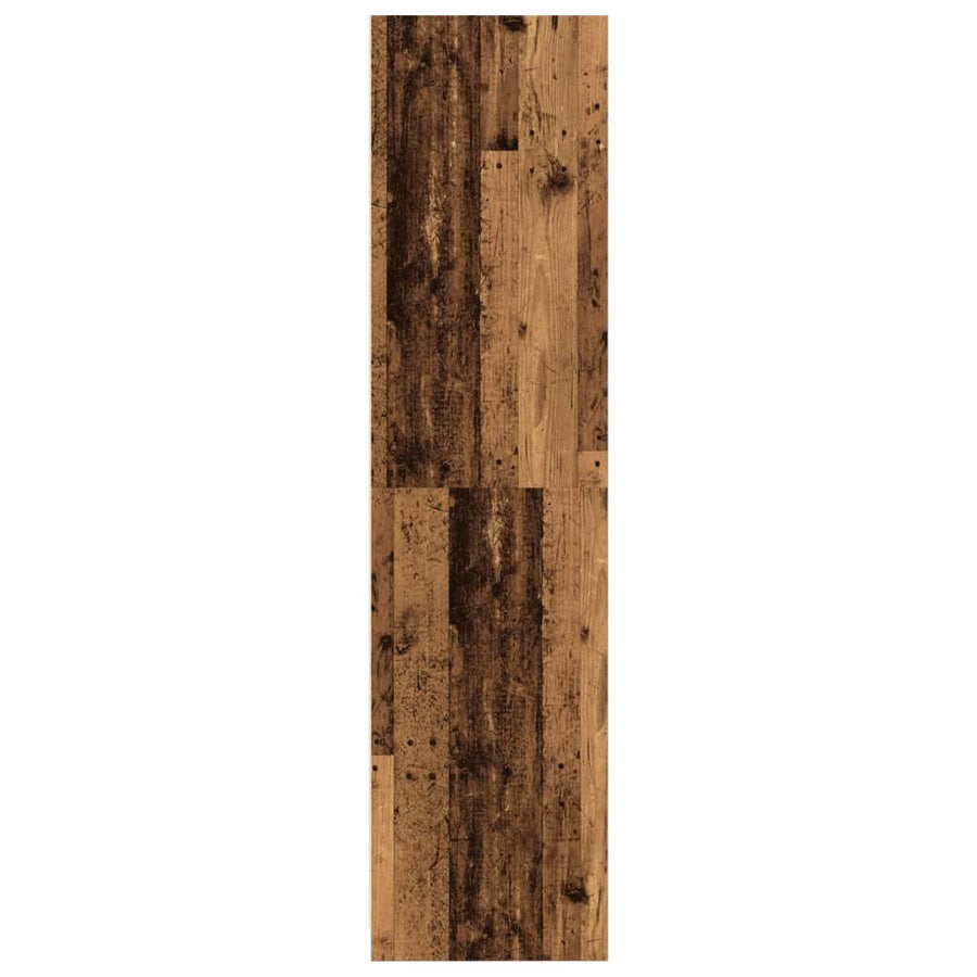 Kledingkast 100x50x200 cm bewerkt hout oud hout