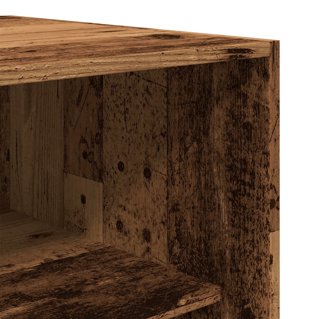 Kledingkast 100x50x200 cm bewerkt hout oud hout