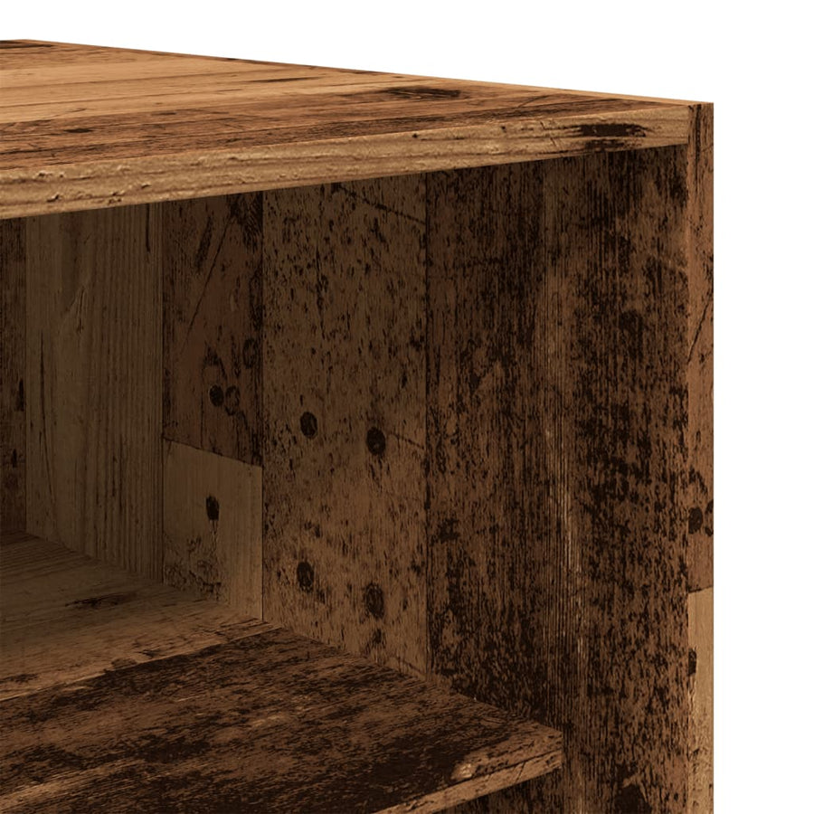 Kledingkast 100x50x200 cm bewerkt hout oud hout