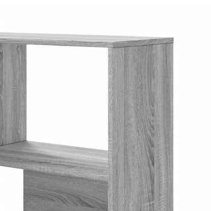 Boekenkast 4-laags hoek 85x85x140 cm bewerkt hout grijs sonoma