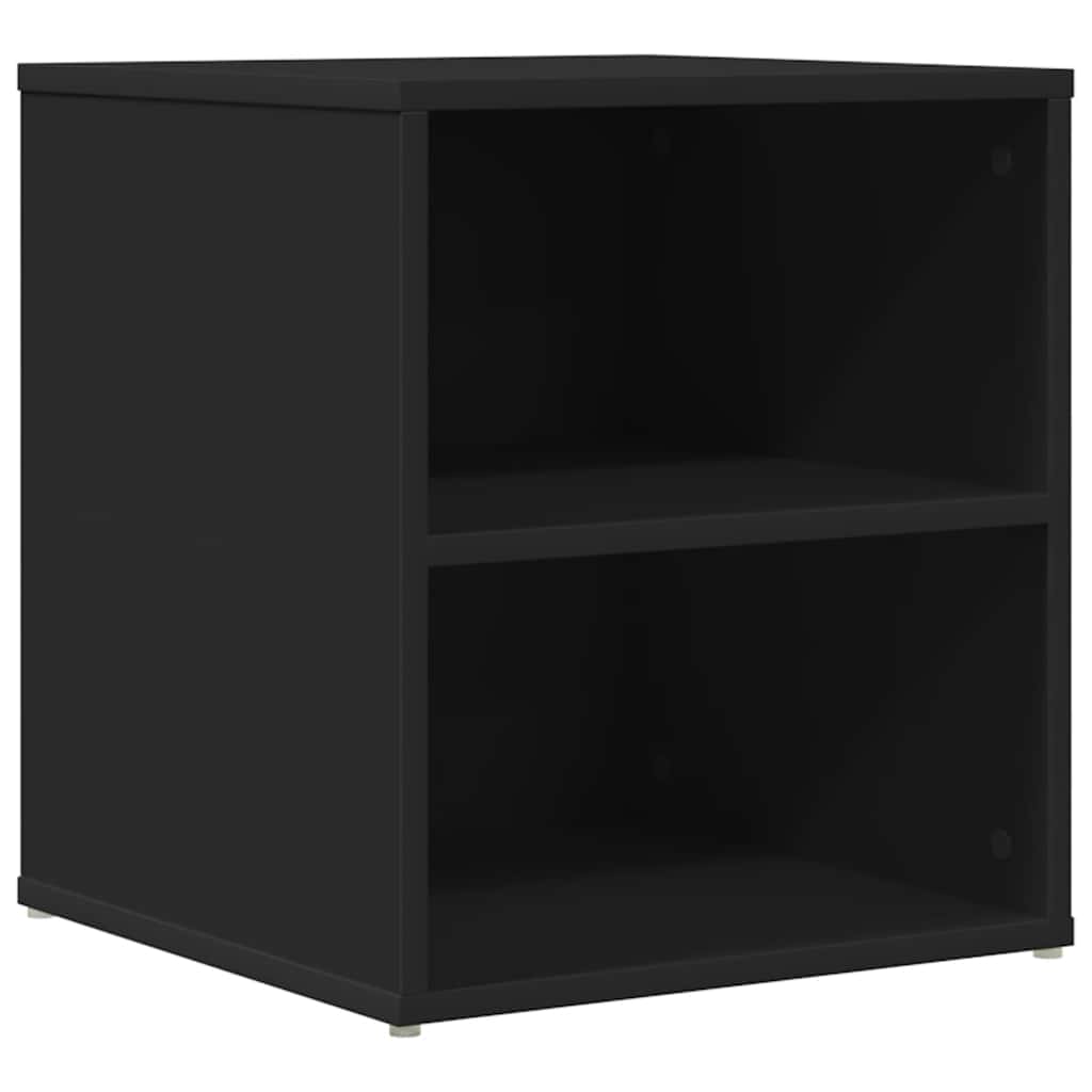 Hoekkast 160X40X45 Cm Bewerkt Hout Zwart