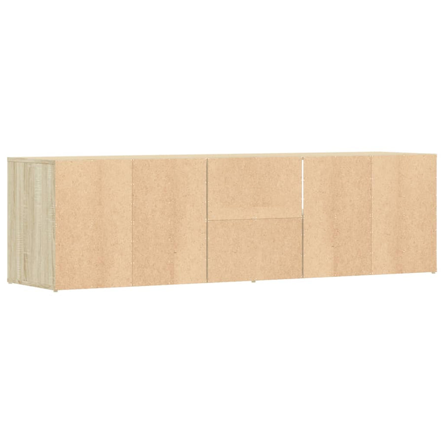 Hoekkast 160x40x45 cm bewerkt hout sonoma eikenkleurig