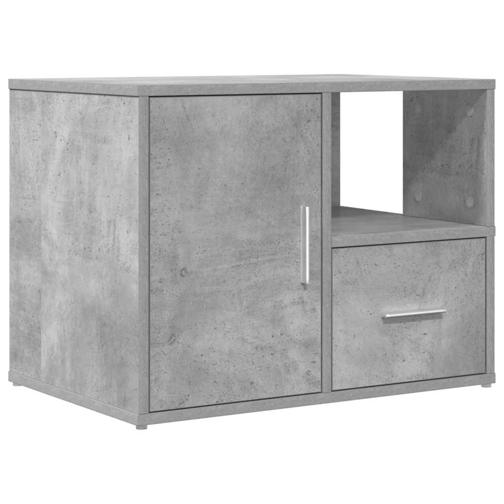 Hoekkast 160X40X45 Cm Bewerkt Hout Betongrijs