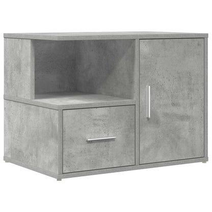 Hoekkast 160X40X45 Cm Bewerkt Hout Betongrijs