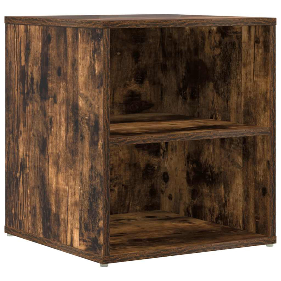 Hoekkast 160X40X45 Cm Bewerkt Hout Kleurig Gerookt eiken