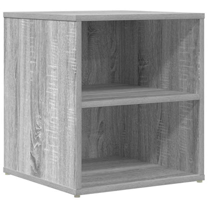 Hoekkast 160x40x45 cm bewerkt hout grijs sonoma eikenkleurig