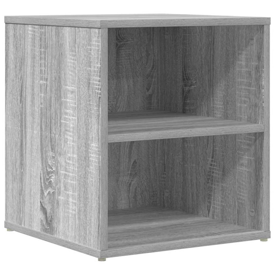 Hoekkast 160x40x45 cm bewerkt hout grijs sonoma eikenkleurig