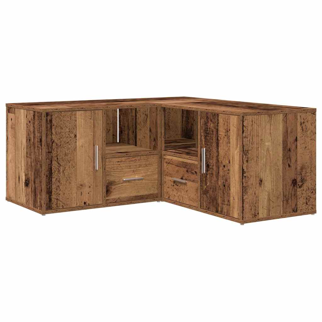 Hoekkast 160X40X45 Cm Bewerkt Hout Oud Hout