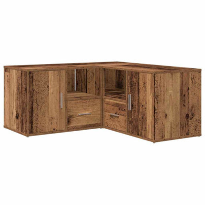 Hoekkast 160X40X45 Cm Bewerkt Hout Oud Hout