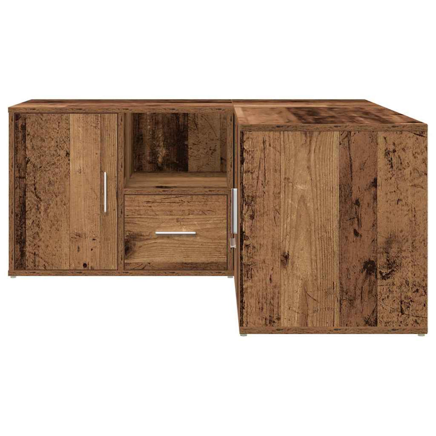 Hoekkast 160X40X45 Cm Bewerkt Hout Oud Hout