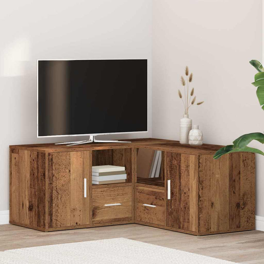 Hoekkast 160X40X45 Cm Bewerkt Hout Oud Hout