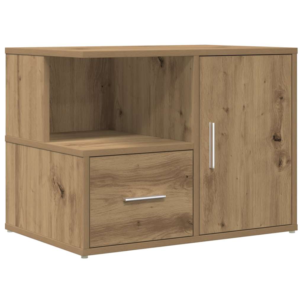Hoekkast 160X40X45 Cm Bewerkt Hout Artisanaal Eiken