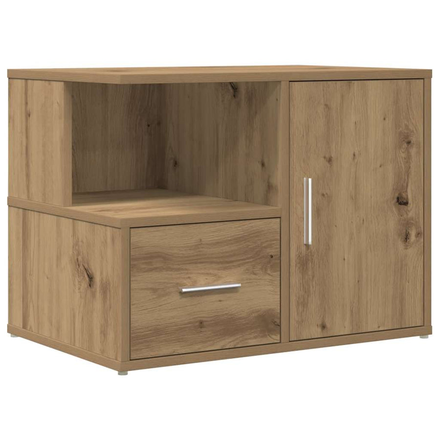 Hoekkast 160X40X45 Cm Bewerkt Hout Artisanaal Eiken