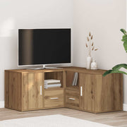 Hoekkast 160x40x45 cm bewerkt hout eiken
