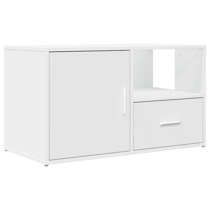 Hoekkast 200X40X45 Cm Bewerkt Hout Wit