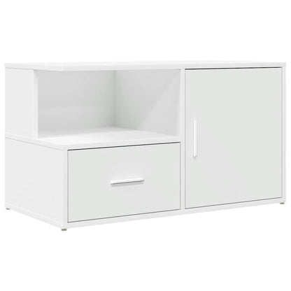 Hoekkast 200X40X45 Cm Bewerkt Hout Wit